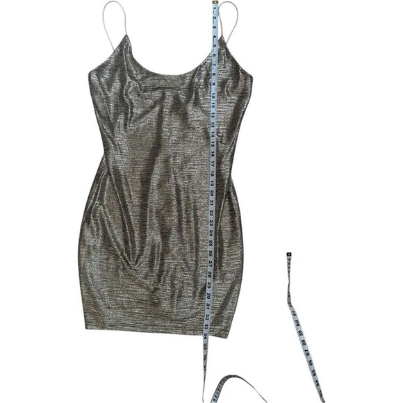 NWT Champagne Gold ALICE + OLIVIA Holiday Party Dress 12 NWT $275 Party Cocktail - Picture 10 of 10